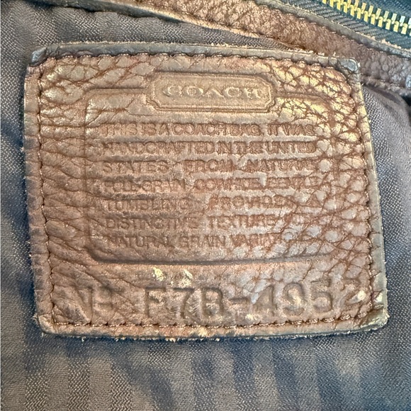 Vintage Coach Nubuc Helen’s Legacy Duffle 4952 in Chocolate 🐻🍫 - Picture 9 of 12